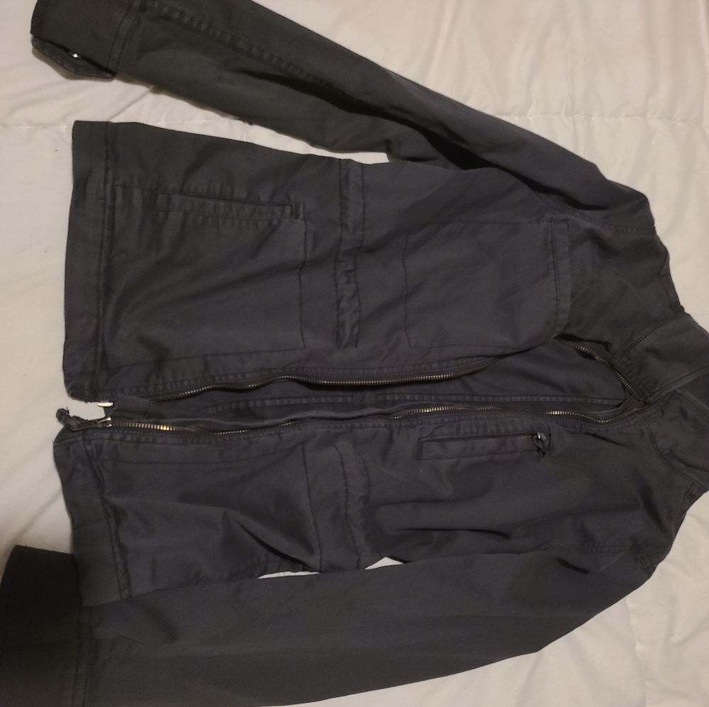 Grey cargo jacket